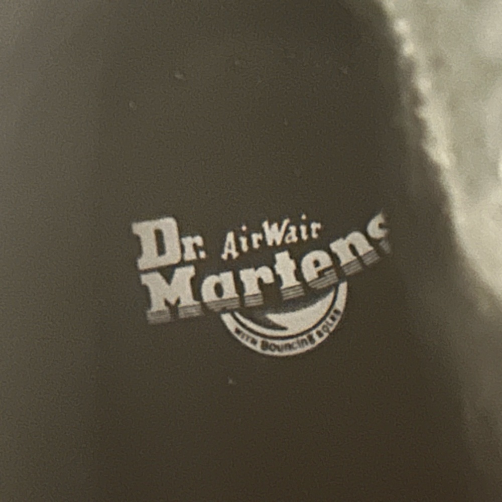 NEW Dr.. Martens Black Leather combat chunky Ankle Zipper Boots women’s size 7 - Picture 4 of 9